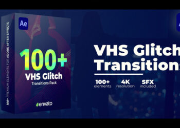 VideoHive VHS Glitch Transitions 43934786