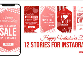 VideoHive Valentine Day Sales Instagram Story 43093763