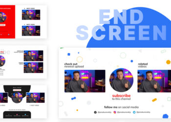 VideoHive YouTube End Screens | Final Cut Pro X 43160386