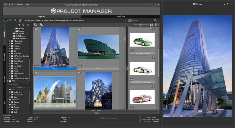 Project Manager v3.20.07 for 3ds Max 2016-2024