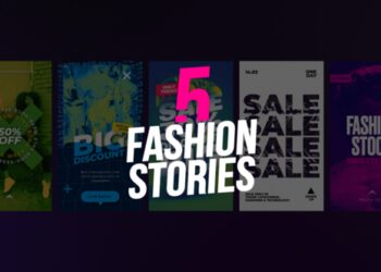 VideoHive 5 Fashion Stories 44291381