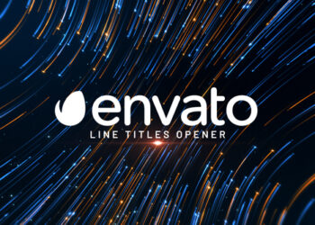 VideoHive Abstract Lines Titles 44638306