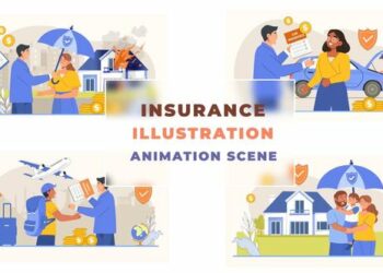 VideoHive All Insurance Type Animation Scene 43660887