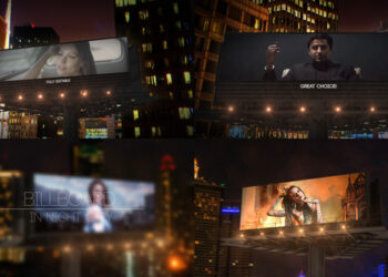 VideoHive Billboard In Night City for After Effects 44390718