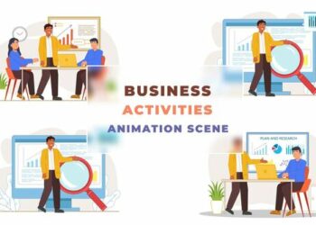 VideoHive Business Planning Activities Animation 43661174