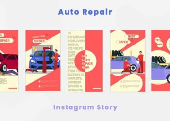 VideoHive Car Auto Repair Instagram Story 44420465