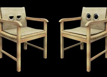 VideoHive Cartoon Chair Talking Looped Alpha Channel 43396333