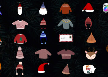 VideoHive Christmas Hats And Masks for FCPX 42313549