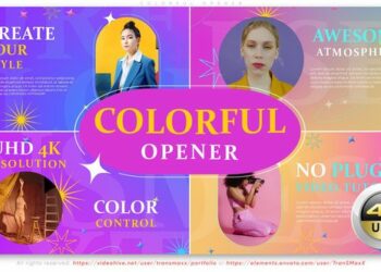 VideoHive Colorful Opener 45195974