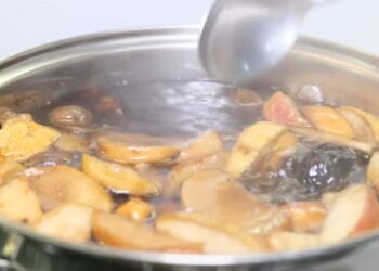 VideoHive Cooking a Drink From Dried Fruits 43694956