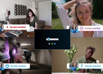 VideoHive Cool Social media lower Thirds 44706799