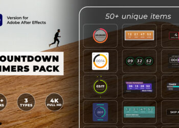 VideoHive Countdown Timers Pack 33975859