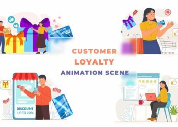 VideoHive Customer Loyalty Explainer Animation Scene 43660928