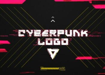 VideoHive Cyberpunk Glitch Logo Reveal 45198189
