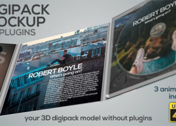 VideoHive Digipack Mockup - No Plugins 20367789