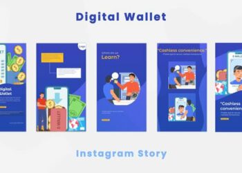 VideoHive Digital Online Wallet Instagram Story 44422390