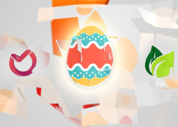 VideoHive Easter Folding Logo 44690089