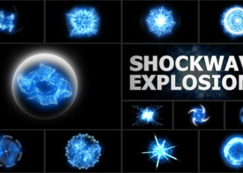 VideoHive Energy Shockwave Explosions for DaVinci Resolve 43175856
