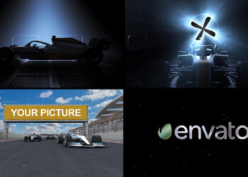 VideoHive F1 Car Logo Reveal 2 44326349