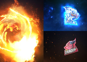 VideoHive Fire Logo Reveal 44749456