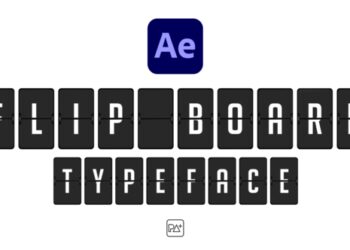 VideoHive Flip Board Typeface For After Effects 44561913