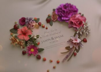 VideoHive Floral Wedding Slideshow 44798936