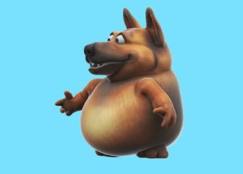 VideoHive Fun 3D cartoon dog talking (with alpha channel) 43423214