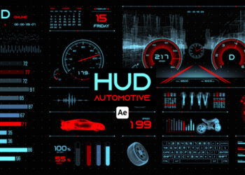 VideoHive HUD Automotive for After Effects 44657327