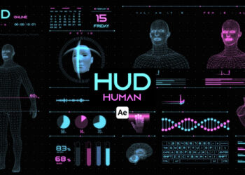 VideoHive HUD Human for After Effects 44657237