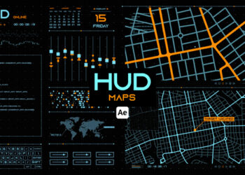 VideoHive HUD Maps for After Effects 44657484