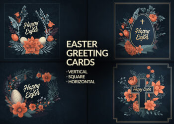 VideoHive Hand Drawn Easter Greeting Cards 44685441