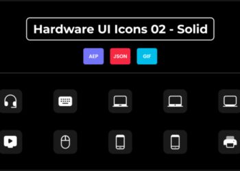 VideoHive Hardware UI Icons 02 - Solid 44837043