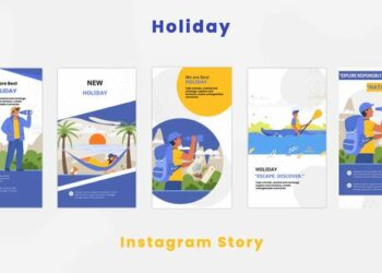 VideoHive Holiday Illustration Instagram Story 44419920