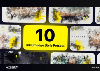 VideoHive Ink Smudge Typography Vol. 01 44856460