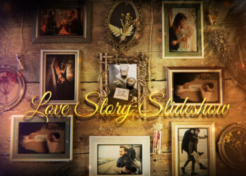 VideoHive Love Story Slideshow 44366232