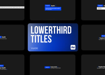 VideoHive Lowerthird Titles 06 for After Effects 44311616