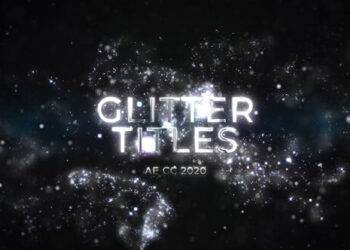 VideoHive Luxury Silver Glitter Titles 44317131