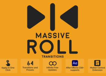 VideoHive Massive Roll Transitions 44865294