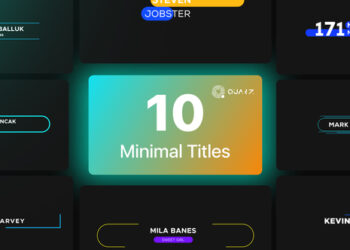 VideoHive Minimal Titles Vol. 01 44614638