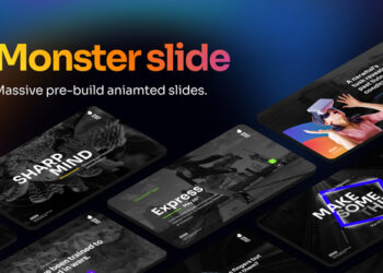 VideoHive Monster Slide Aniamted Text Full Screen Background Video Display After Effect Template 44779087