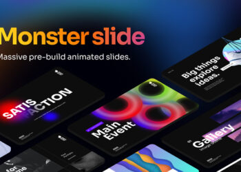 VideoHive Monster Slide Animated Text Multipurpose Video Display After Effect Template 44773770