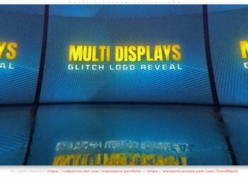 VideoHive Multi Displays Glitch Logo 44809767