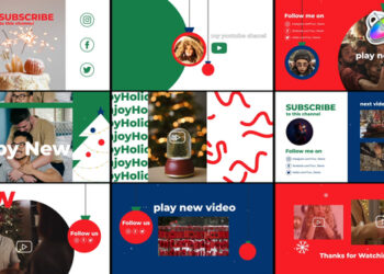 VideoHive New Year Youtube End Screens for FCPX 42296115