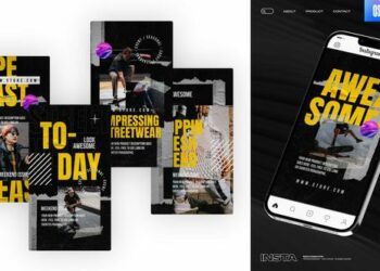 VideoHive On Wall Instagram Stories 44694799