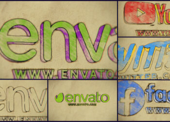 VideoHive Pencil Drawing Logo Reveal 44545700
