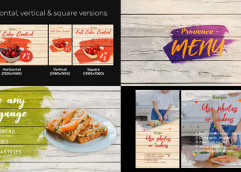 VideoHive Provence Menu for After Effects 44390227