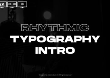 VideoHive Rhythmic Typography Intro 44475428