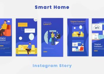 VideoHive Smart Home Facility Instagram Story 44422401
