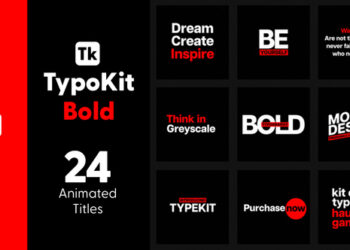 VideoHive Typo Kit Bold Titles for After Effects 44479887