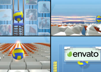 VideoHive Volleyball Logo Reveal 4 44751290